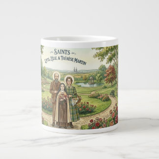 Saints Louis, Zelie & Therese Martin Giant Coffee Mug