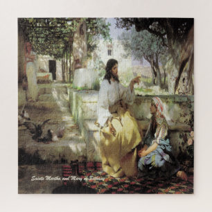 Saints Martha and Mary of Bethany Jigsaw Puzzle