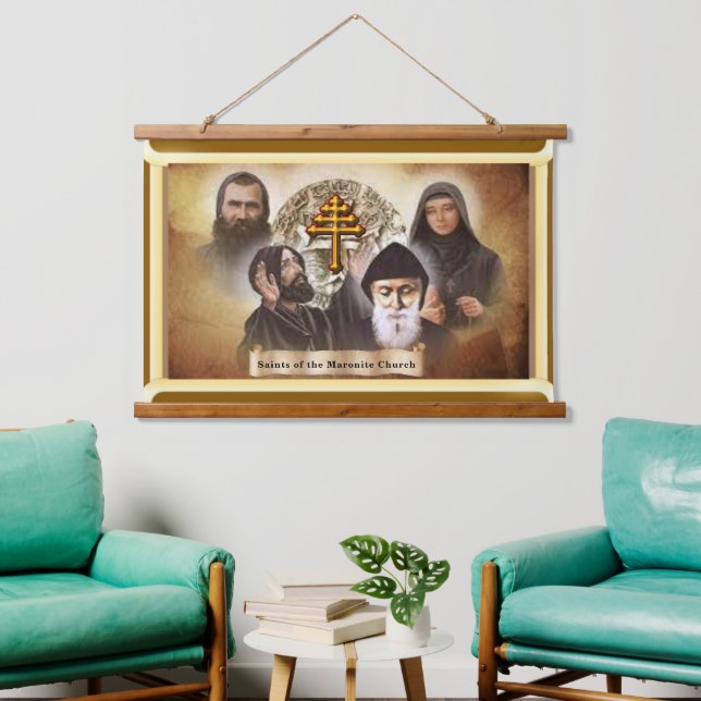 Saints of the Maronite Church Tapestry (Living Room)