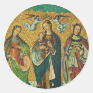 Saints Perpetua and Felicity Classic Round Sticker