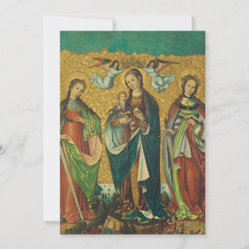 Saints Perpetua and Felicity Holiday Card