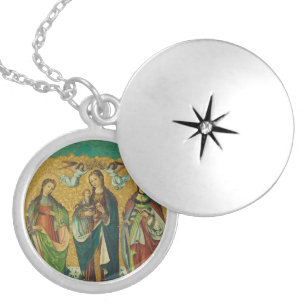 Saints Perpetua and Felicity Locket Necklace