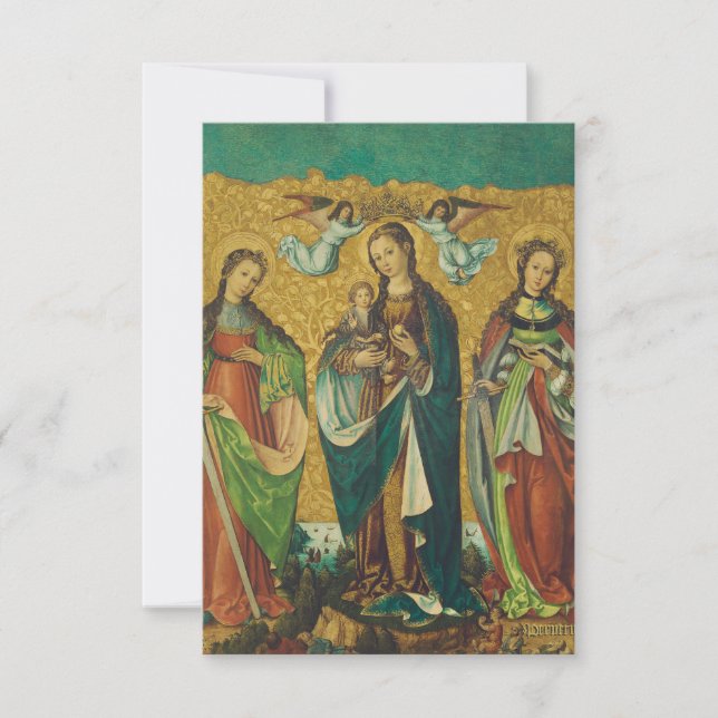 Saints Perpetua and Felicity Thank You Card (Front)