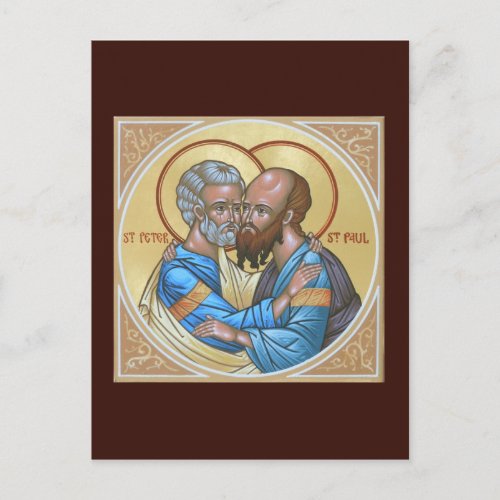 Saints Peter and Paul Prayer Card