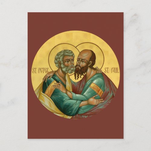Saints Peter and Paul Prayer Card
