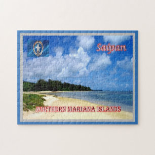Saipan - Northern Mariana Islands - Tanapag Beach Jigsaw Puzzle