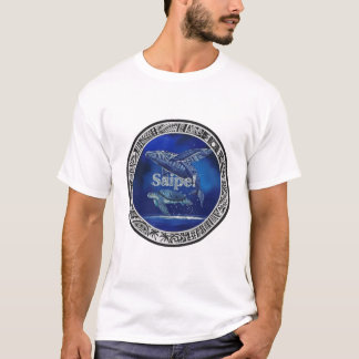 Saipe Tonga Off grid Pacific island whale turtle T-Shirt