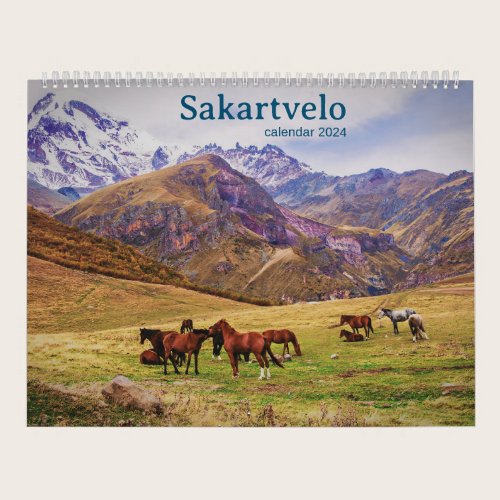 Sakartvelo Georgia Calendar