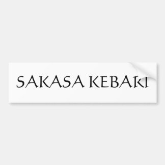 Sakasa Kebari Bumper Sticker