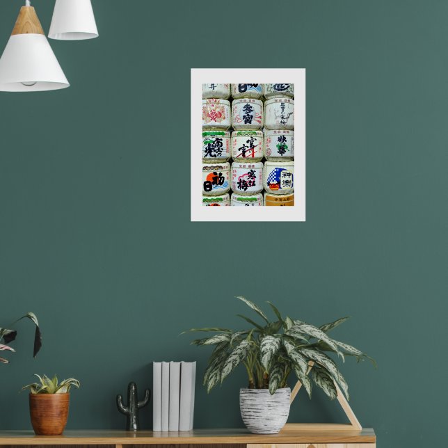 Sake Casks of Ise Shrine: Japan Poster (Living Room 1)