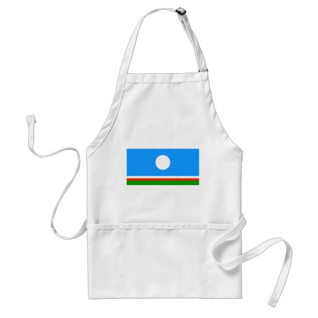 Sakha Flag Adult Apron (Front)