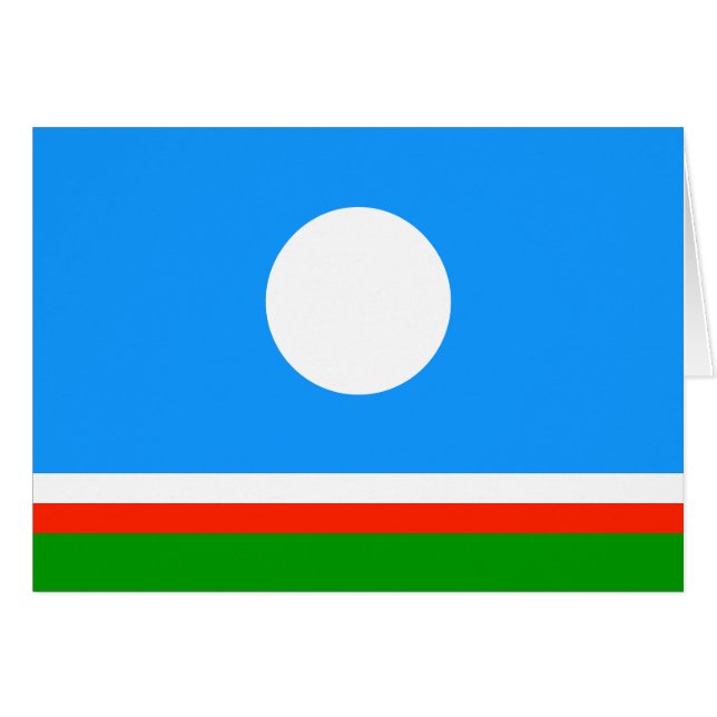 Sakha Flag Cards (Front Horizontal)