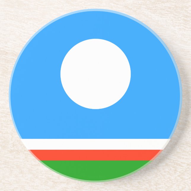 Sakha Flag Coaster (Front)