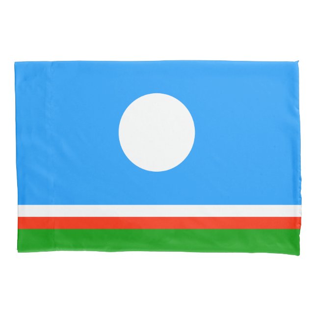 Sakha Flag Pillow Case (Front)