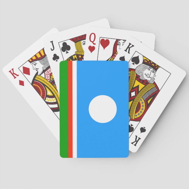 Sakha Flag Poker Cards (Back)