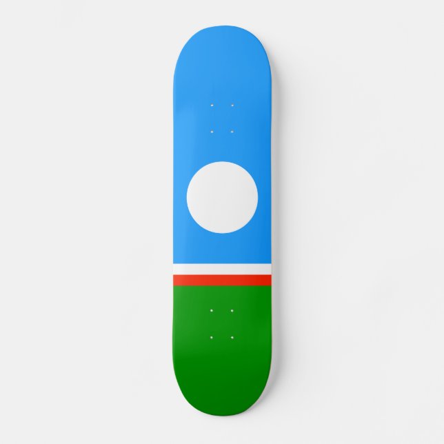 Sakha Flag Skateboard (Front)