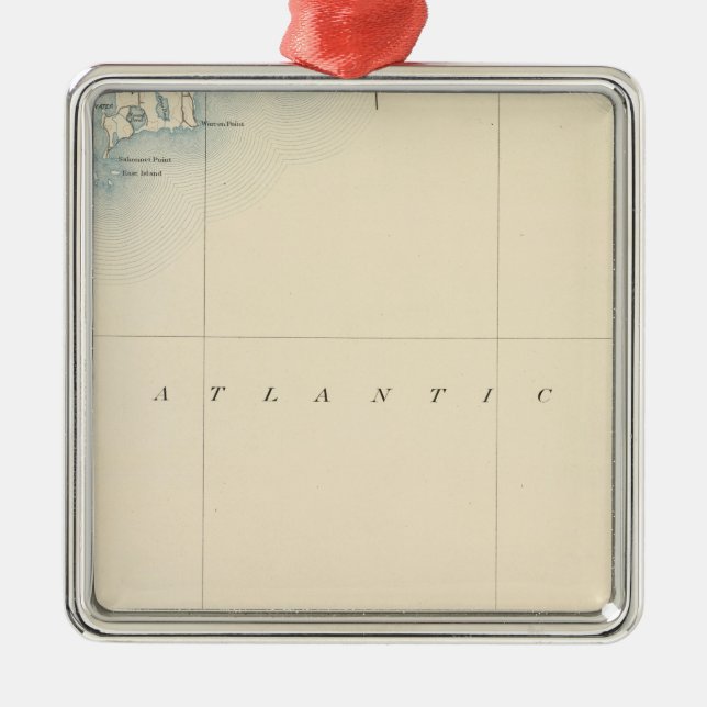 Sakonnet, Massachusetts Metal Ornament (Front)