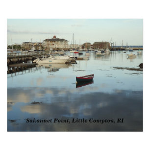 Sakonnet Point, Harbor, Little Compton, RI Photo Print