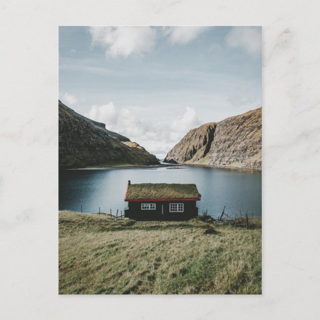 SAKSUN, FAROE ISLANDS POSTCARD (Front)