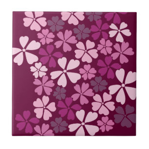 sakula cherry blossom ceramic tile