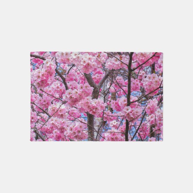 Sakura Bloom Elegance Welcome Outdoor Rug (Front)