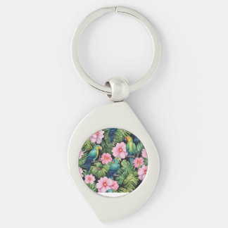Sakura Blossom Pattern playing  Keychain