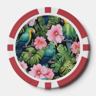 Sakura Blossom Pattern playing  Poker Chips