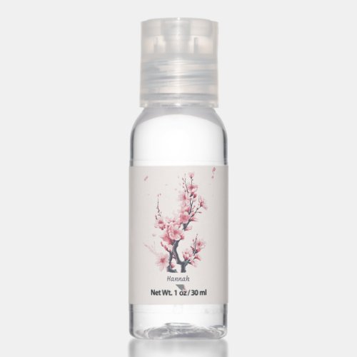 Sakura branch design hand sanitizer