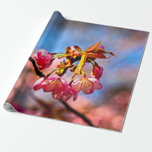 Sakura Buds Are Ready To Open And Bloom Wrapping Paper