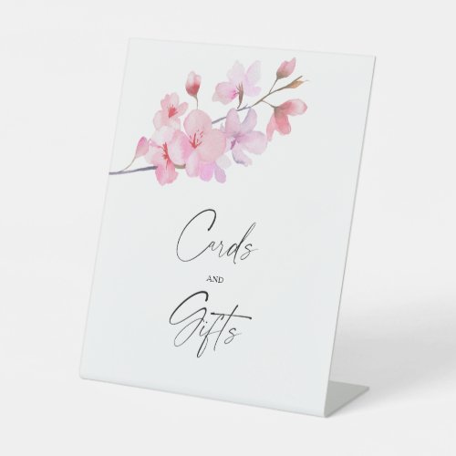 Sakura _ Cards and Gifts Pedestal Sign