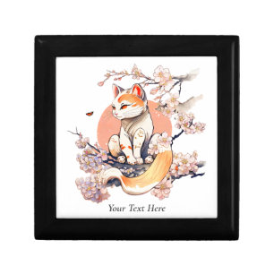 Sakura cat   Japanesee Anime Style Gift Box