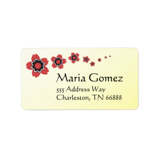 Sakura Cherry Blossom Address Label