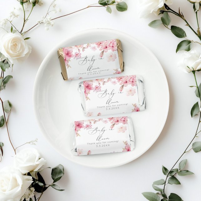 Sakura cherry blossom baby in bloom baby shower hershey's miniatures (Creator Uploaded)