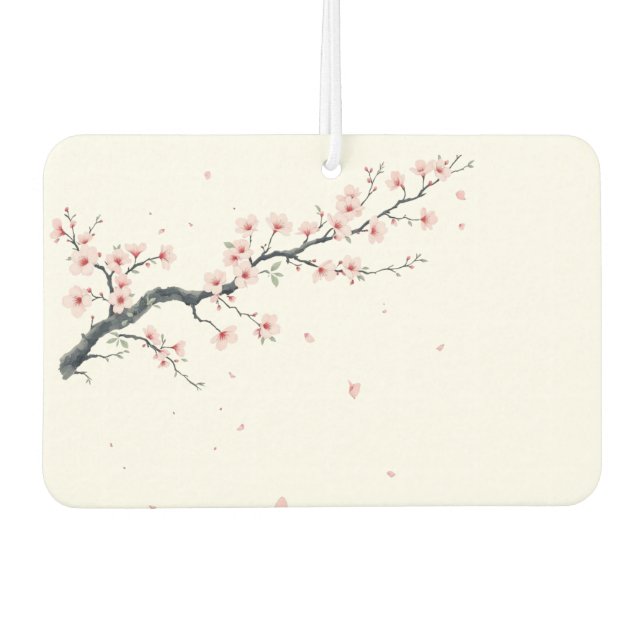 Sakura Cherry Blossom Branch Air Freshener (Front)