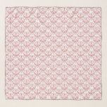 Sakura Cherry Blossom Damask Watercolor Scarf