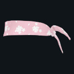 Sakura Cherry Blossom Flower Pattern Tie Headband<br><div class="desc">A cute and lovely cherry blossom in pink background which is very elegant and feminine. This pattern will look lovely in any designs,  especially for girls.</div>