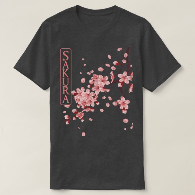 Sakura Cherry Blossom Japanese Flower for Flower L T-Shirt (Design Front)