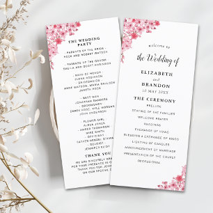 Sakura – Cherry Blossom Sakura Wedding Program