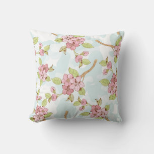 Sakura/Cherry Blossom Throw Pillow