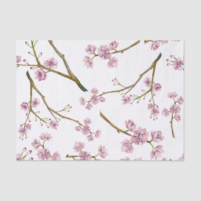 Sakura Cherry Blossom Tissue Paper (Front)