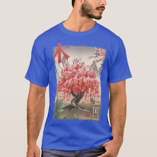 Sakura Cherry Blossom Tree Japanese art nature  T-Shirt