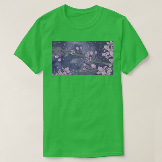 Sakura Cherry Blossom Tree Japanese Flower Beautif T-Shirt (Design Front)
