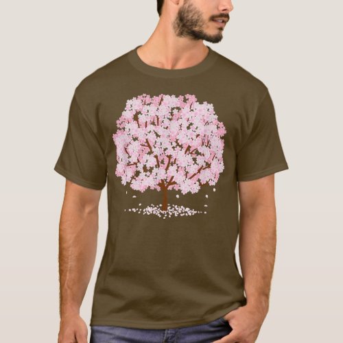 Sakura Cherry Blossom Tree T_Shirt