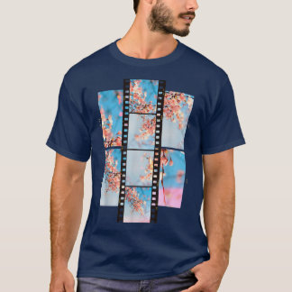 Sakura Cherry Blossoms 35mm Film Strip Analog Phot T-Shirt