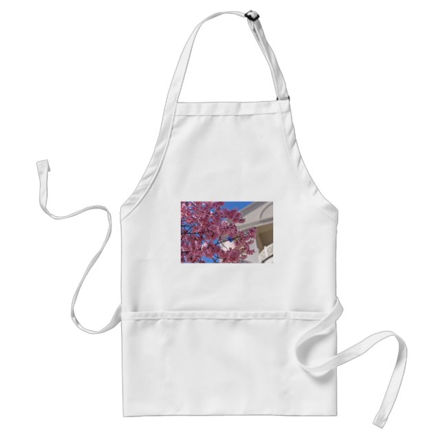 Sakura Cherry Blossoms Americana Adult Apron (Front)