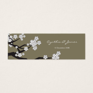 Sakura Cherry Blossoms Asian Wedding Favor Tags