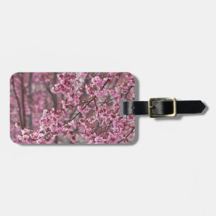 Sakura Cherry Blossoms Flowing Pink Luggage Tag