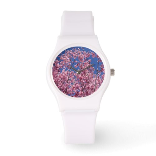 Sakura Cherry Blossoms Into The Blue Watch
