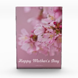 Sakura Cherry Blossoms Mother's Day Forever Card Acrylic Award