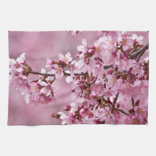 Sakura Cherry Blossoms Pastel Pink Layers Towel